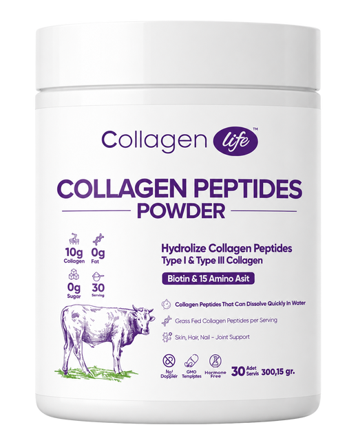 Collagen Life %100 Hidrolize Kolajen Peptitler & Biotin - 300 Gr