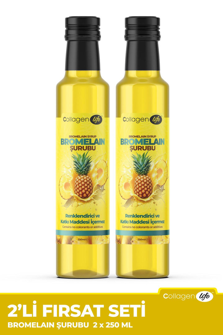 Collagen Life Bromelain & Ananas İçeren Şurubu 2'li - 2 x 250 Ml