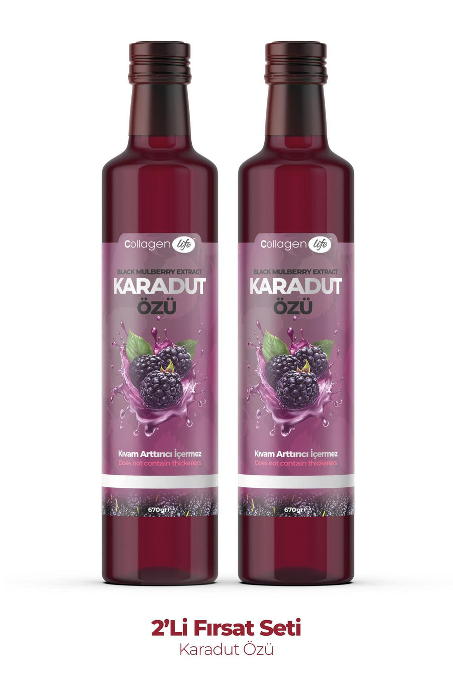 Karadut Özü Black Mulberry Extract 670g  2'li Fırsat Paketi