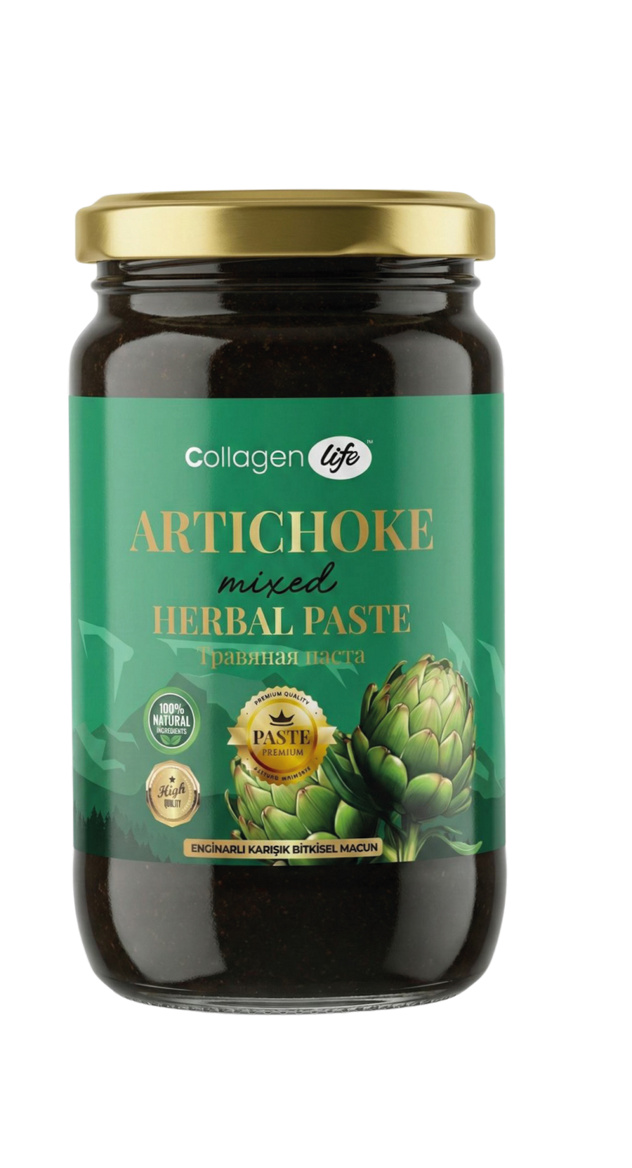 Collagen Life Enginar Yapraklı Keçiboynuzu Pekmezli Macun - 400 Gr