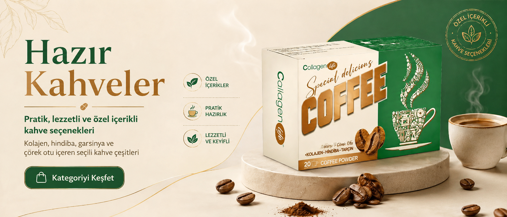 Collagen life tr hazır kahveler