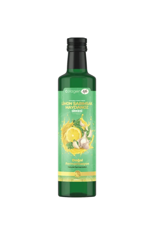 Collagen Life Limon Sarımsak Maydanoz Sirkesi (Doğal Fermantasyon) - 500 Ml