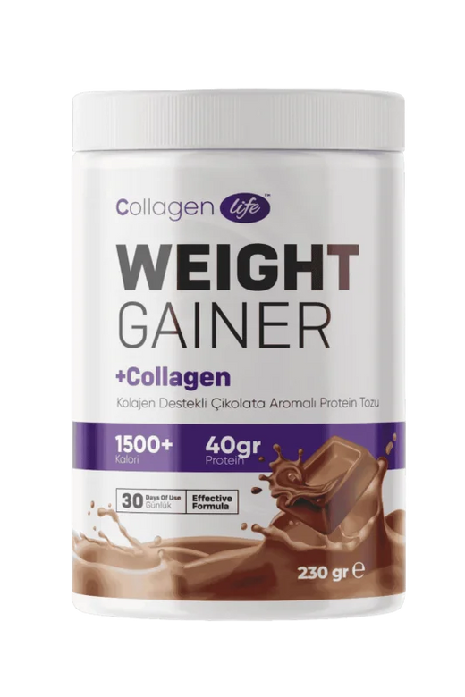 Collagen Life Gainer & Collagen Çikolatalı Hacim Destekleyici Toz - 230 Gr