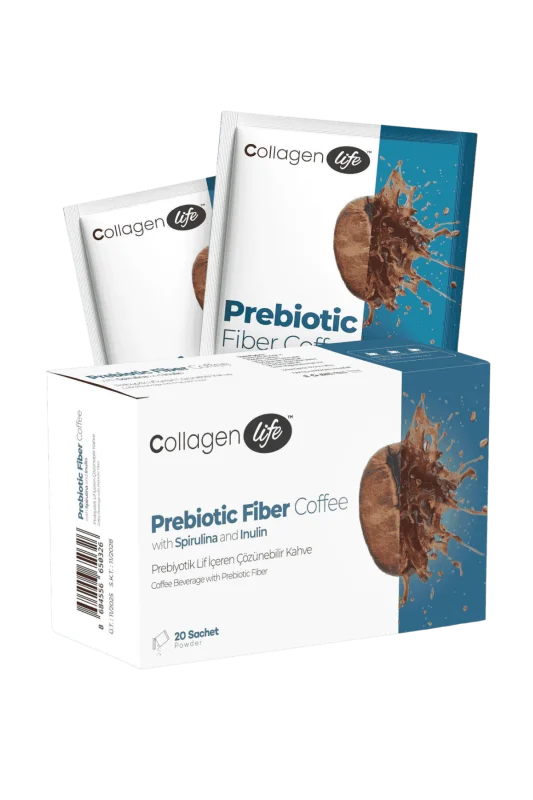 Collagen Life Prebiyotik Lifli & Spirulinalı Fonksiyonel Kahve - 20 Saşe