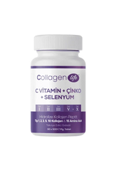 Collagen Life 5 Tip Kolajen (Tip 1, Tip 2, Tip 3, Tip 5 ve Tip 10) - 90 Tablet